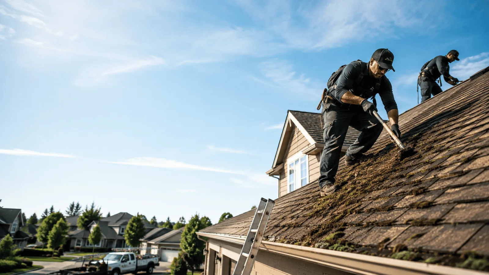Roof Moss Removal in Bellbrook, OH near me